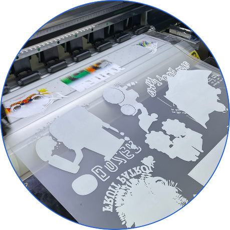 Printing-on-the-dtf-printer ​